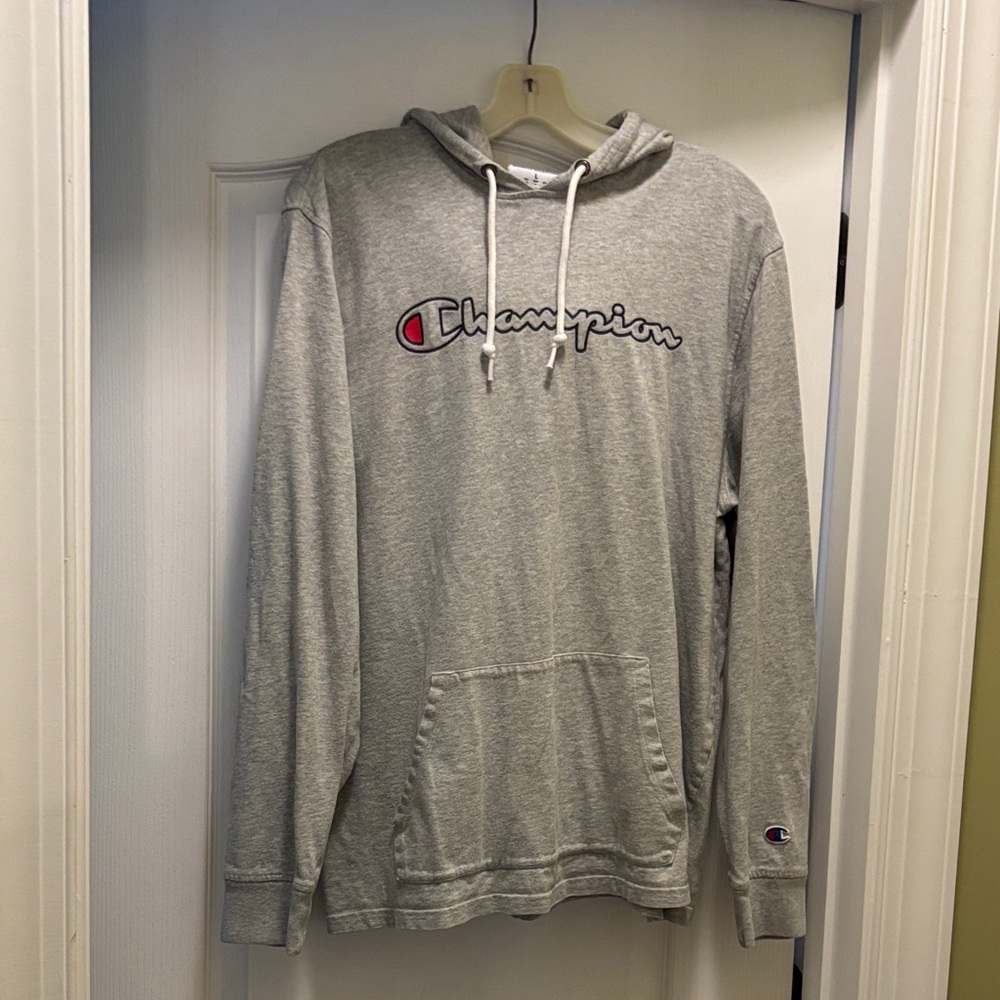 Champion Light Gray Men's Hoodie